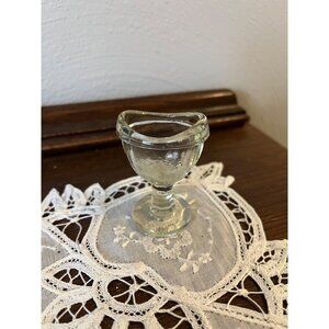 Vintage Glass Eye Wash Cup, Eye Bath